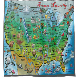 America Naturally Shower Curtain