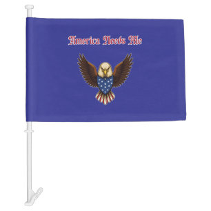 America Needs Me Patriotic Citizen USA Pride Desig Car Flag