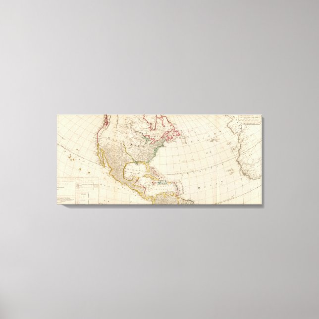 America north canvas print (Front)