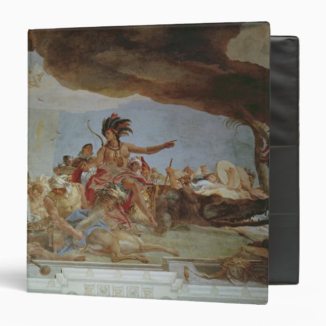 America, one of the Four Continents 3 Ring Binder (Front/Inside)
