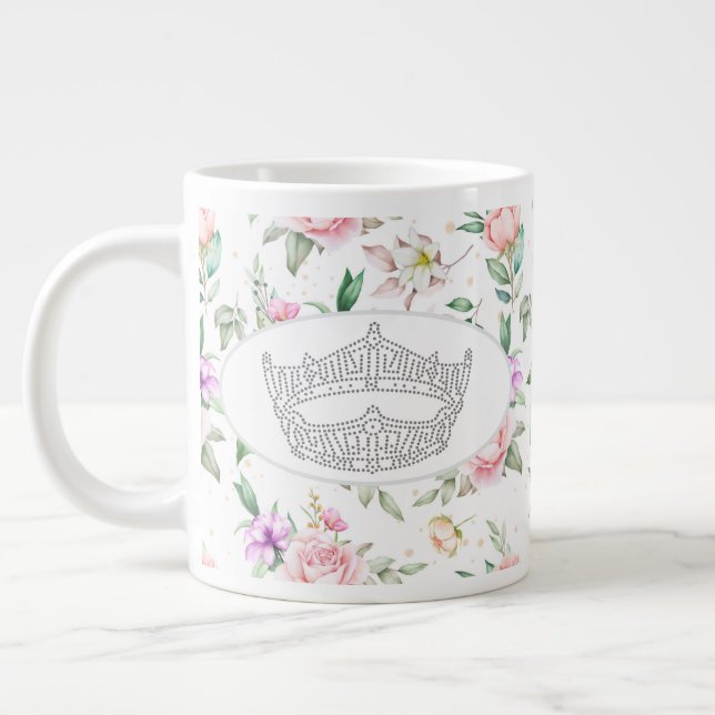 America Pageant Crown Jumbo Mug (Left)