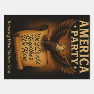 America Party Sign