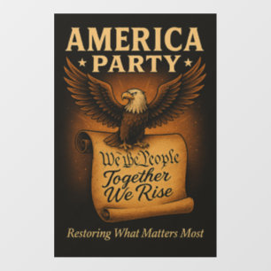 America Party Wall Decal