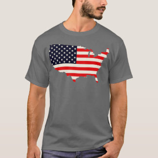 America Patriotic Flag T-Shirt