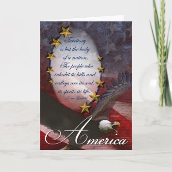 America - Patriotic Greeting Card by William63 at Zazzle