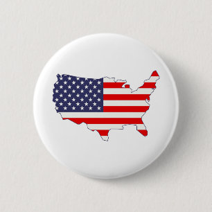 America Pinback Button