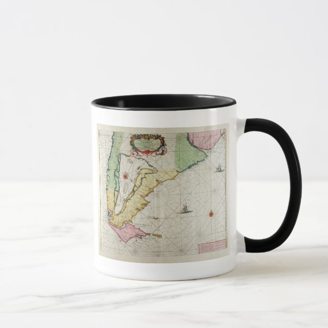 America, plate 17 from 'Le Nouveau et Grand Illumi Mug (Right)