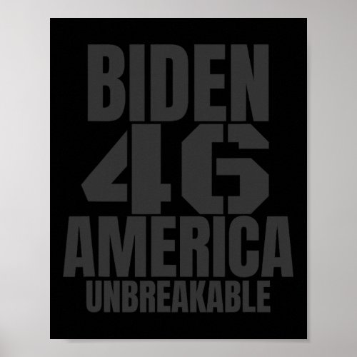 America Potus Joe Biden 46 Vpotus Kamala Harris  Poster