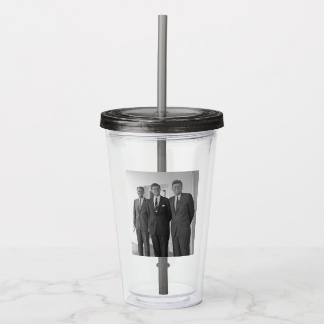America President John Kennedy & Brothers, Camelot Acrylic Tumbler (Front)