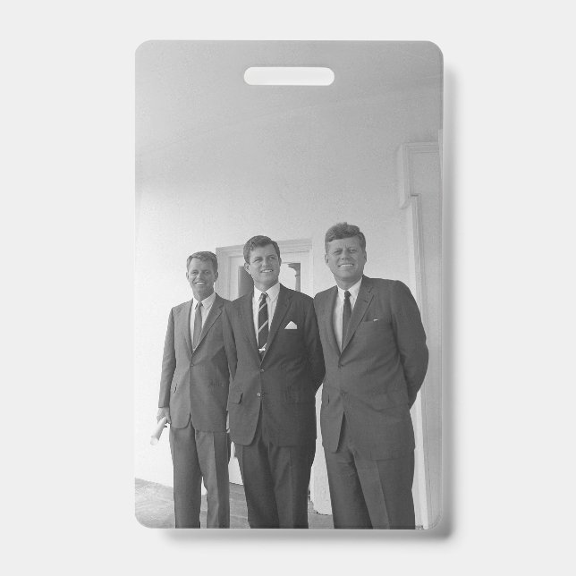 America President John Kennedy & Brothers, Camelot Badge (Front)