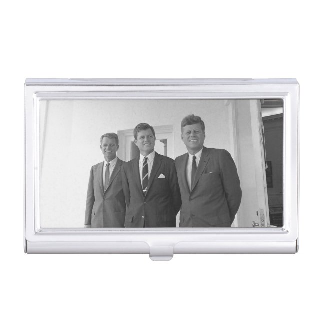 America President John Kennedy & Brothers, Camelot Business Card Case (Front)