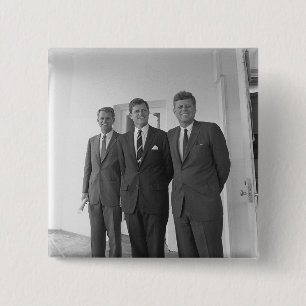 America President John Kennedy & Brothers, Camelot Button