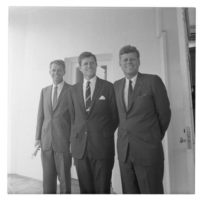 America President John Kennedy & Brothers, Camelot Ceramic Tile (Front)
