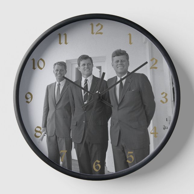 America President John Kennedy & Brothers, Camelot Clock (Front)