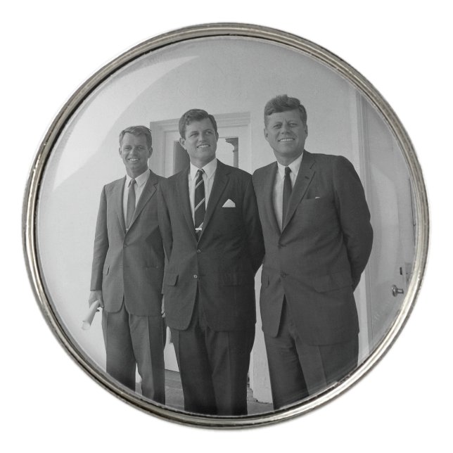 America President John Kennedy & Brothers, Camelot Golf Ball Marker (Front)