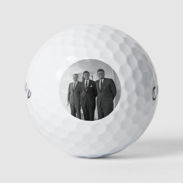 America President John Kennedy & Brothers, Camelot Golf Balls (Front)