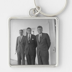 America President John Kennedy & Brothers, Camelot Keychain