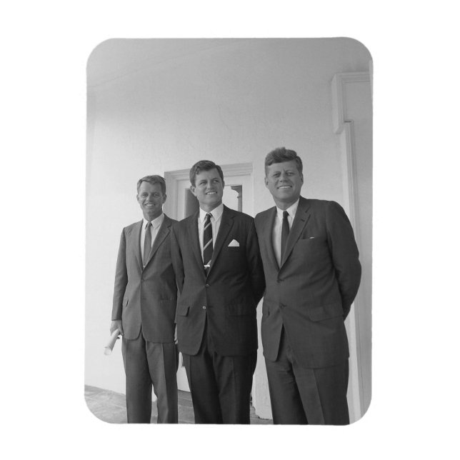 America President John Kennedy & Brothers, Camelot Magnet (Vertical)