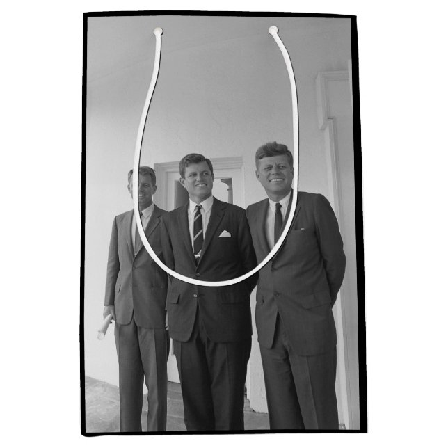 America President John Kennedy & Brothers, Camelot Medium Gift Bag (Front)