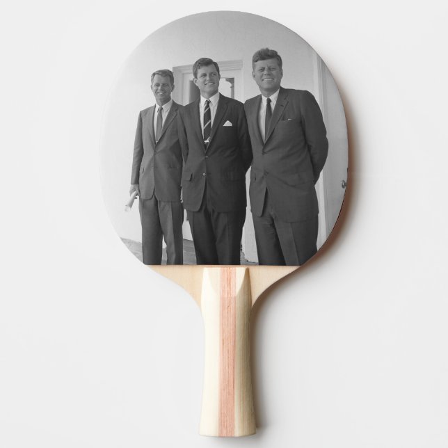 America President John Kennedy & Brothers, Camelot Ping Pong Paddle (Front)