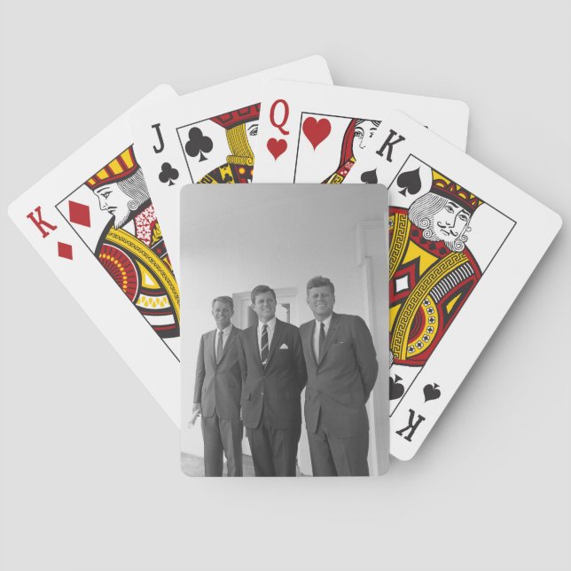 America President John Kennedy & Brothers, Camelot Poker Cards (Back)