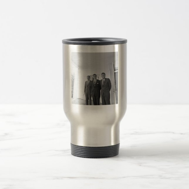 America President John Kennedy & Brothers, Camelot Travel Mug (Center)