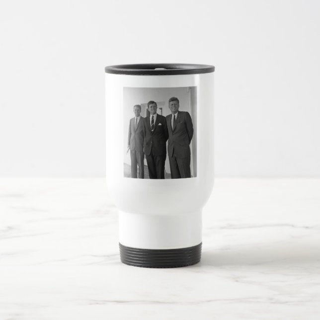 America President John Kennedy & Brothers, Camelot Travel Mug (Center)