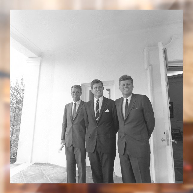 America President John Kennedy & Brothers, Camelot Window Cling (Sheet 2)