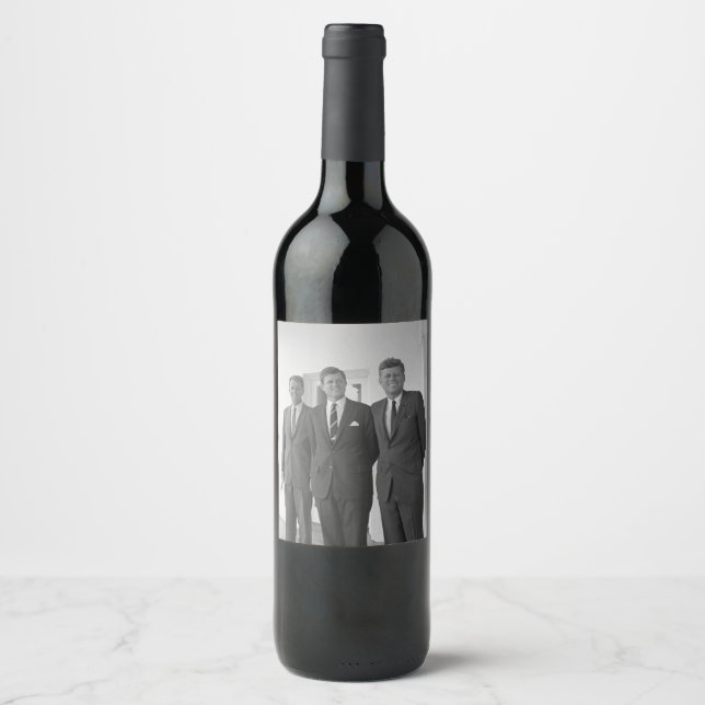 America President John Kennedy & Brothers, Camelot Wine Label (Front)