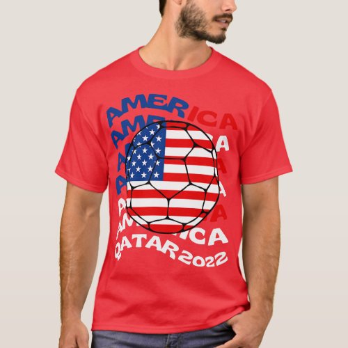 America Qatar 2022 T_Shirt