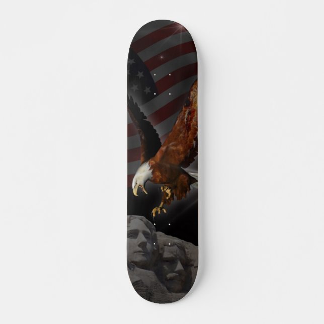 America Reborn Patriotic Bryan C. Smoak Skateboard Deck (Front)