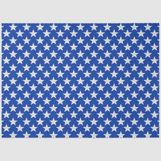 America Red White and Blue Series Design 13 Tissue Paper (Front)