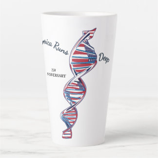 America Runs Deep Latte Mug