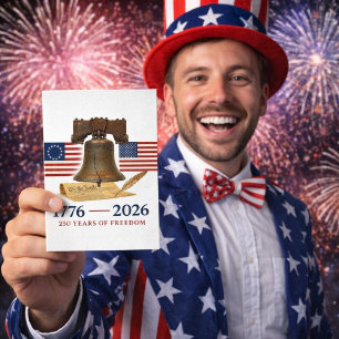 America’s 250 Years of Freedom Anniversary Card