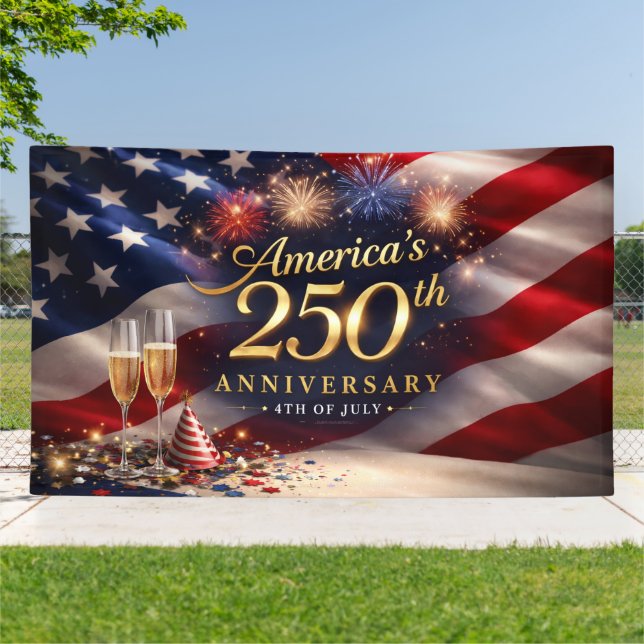 America’s 250th Anniversary Banner (Outside)