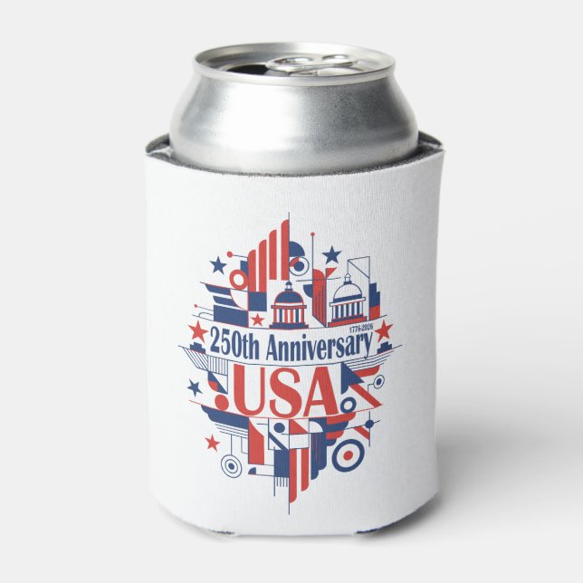 America’s 250th anniversary can cooler (Can Front)