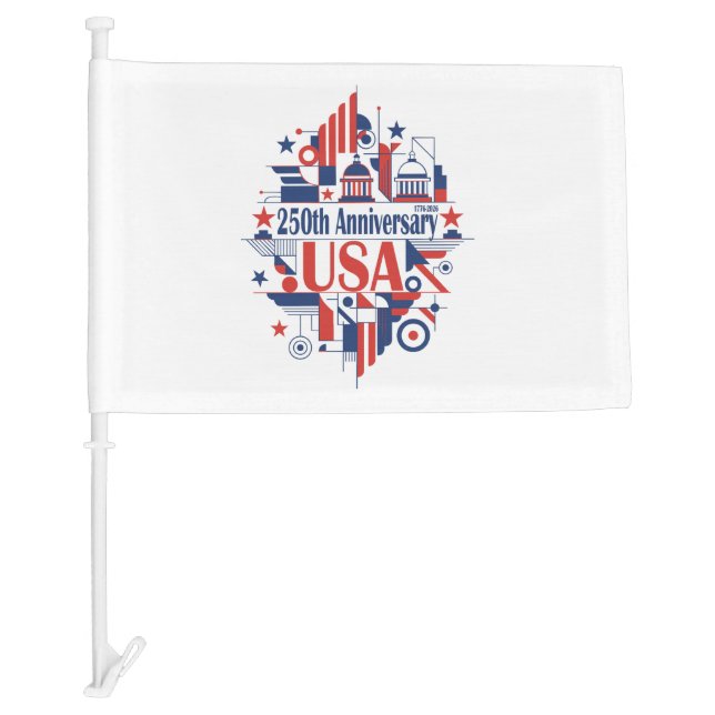 America’s 250th anniversary car flag (Front)