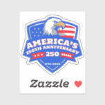 America’s 250th Anniversary Eagle Badge Vinyl Sticker