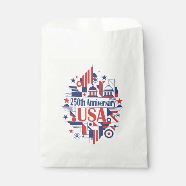 America’s 250th anniversary favor bag (Front)