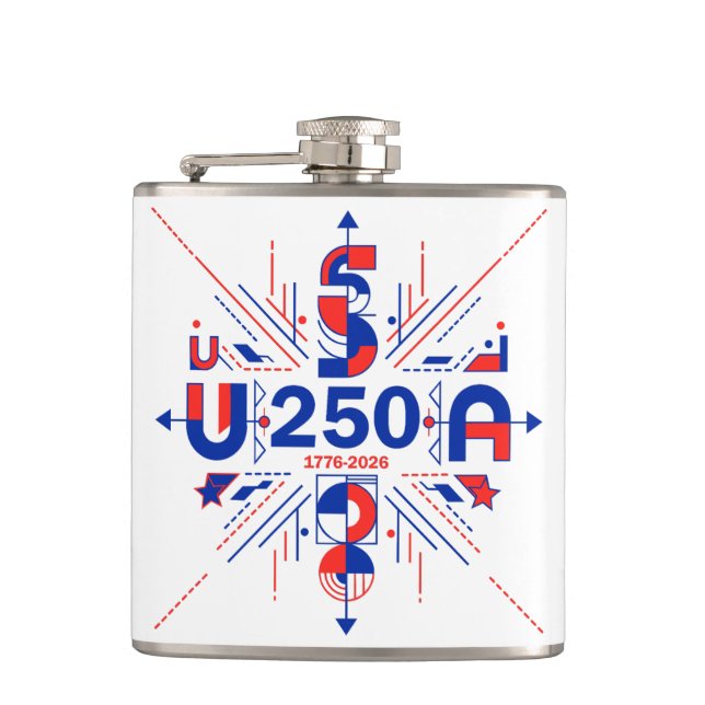 America’s 250th anniversary flask (Front)