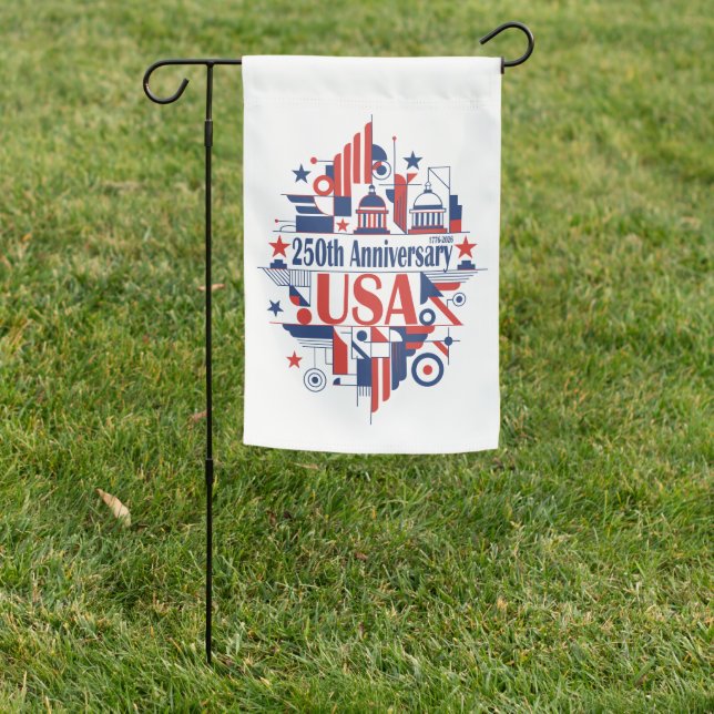 America’s 250th anniversary garden flag (In SItu)