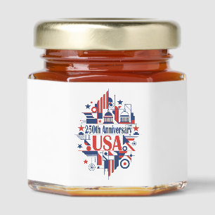 America’s 250th anniversary honey jar favors