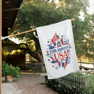 America’s 250th anniversary house flag
