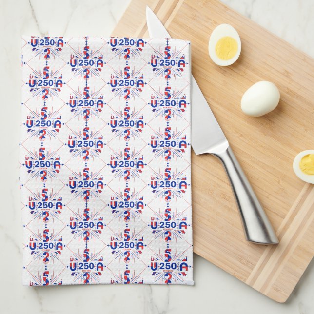 America’s 250th anniversary kitchen towel (Quarter Fold)