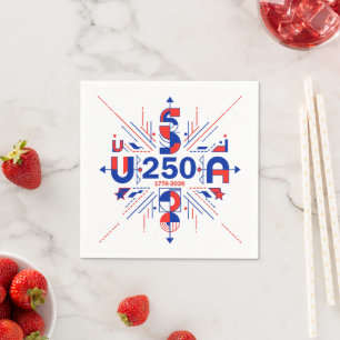 America’s 250th anniversary napkins