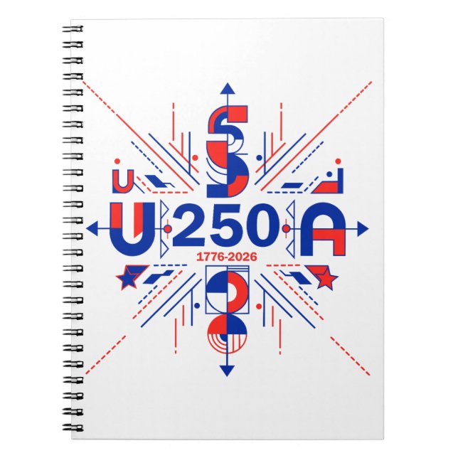 America’s 250th anniversary notebook (Front)