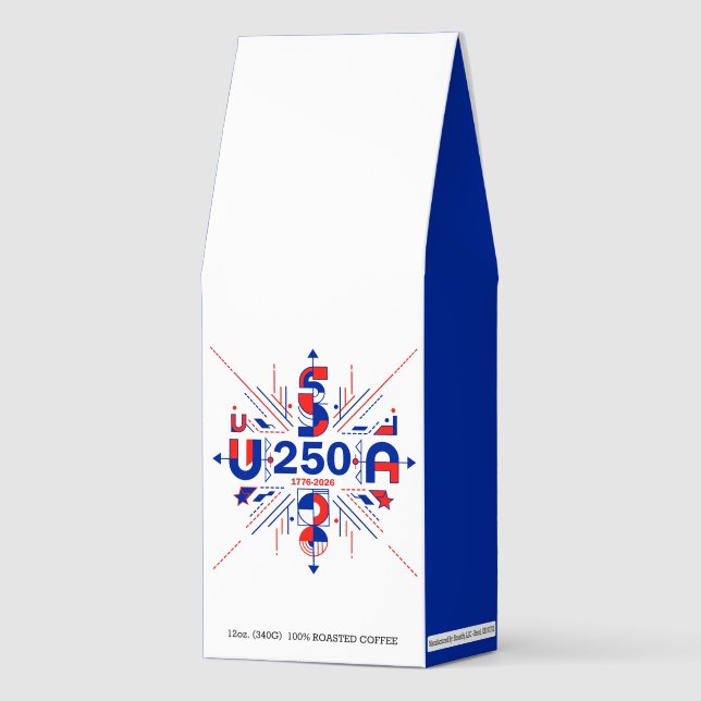 America’s 250th anniversary roasted coffee (Front)