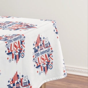 America’s 250th anniversary tablecloth