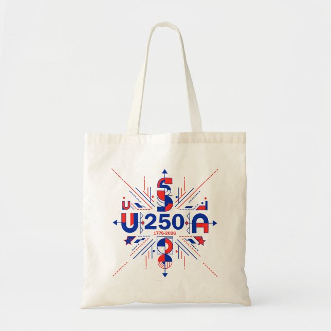 America’s 250th anniversary tote bag (Front)