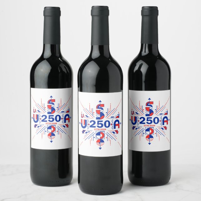 America’s 250th anniversary wine label (Bottles)
